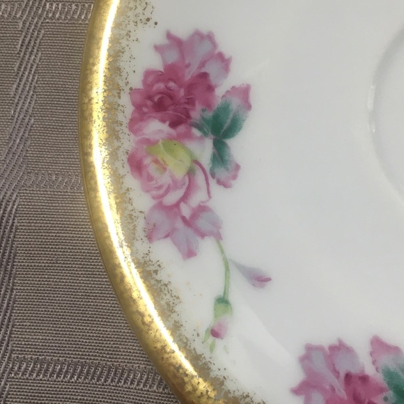 Trimont China Handpainted Made In Occupied Japan Saucer For Footed Cup 5 3/4” - Picture 8 of 10